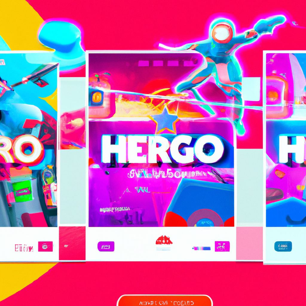 PixelPulse hero collage with glowing arenas and avatars